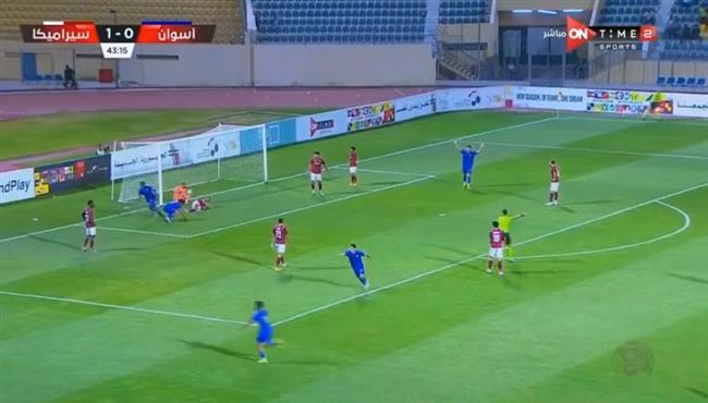 اهداف مباراة اسوان وسيراميكا كليوباترا 1 1 الدوري المصري