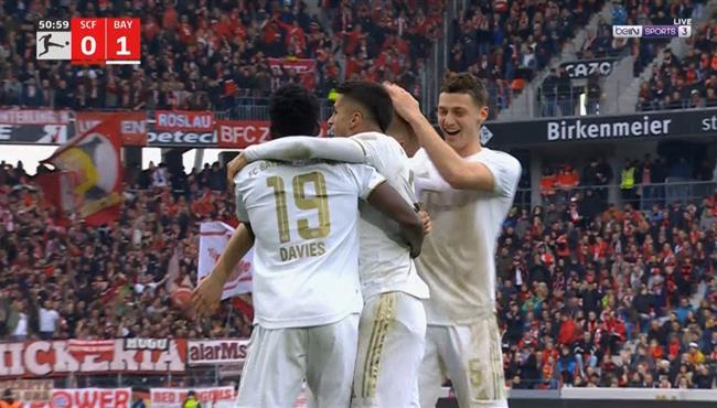 هدف فوز بايرن ميونخ الرائع علي فرايبورج 1 0 الدوري الالماني