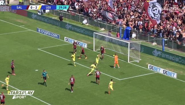هدف جماعي رائع في مباراة اودينيزي وساليرنيتانا