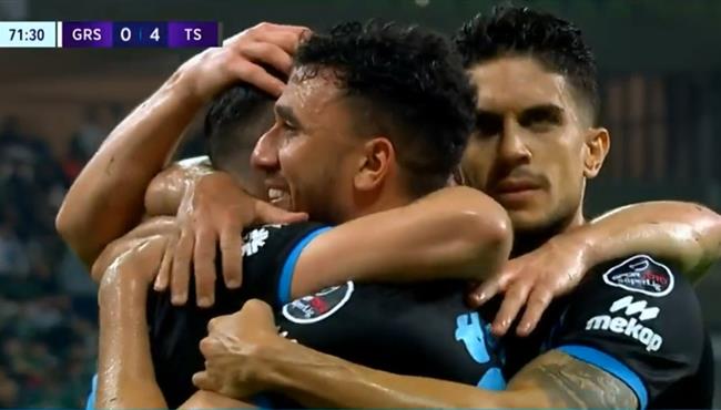 تريزيجيه يتسبب في ركلة جزاء لطرابزون سبور امام جيرسون سبور