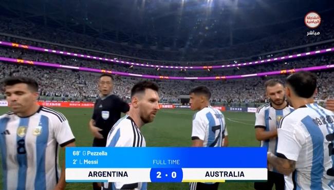 ملخص مباراة الارجنتين واستراليا 2 0 مباراة ودية