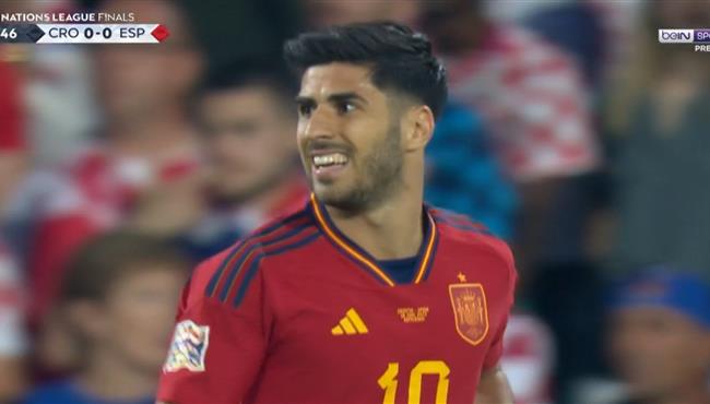 اسينسيو كاد ان يسجل هدف في مرمي كرواتيا بنهائي دوري الامم الاوروبية