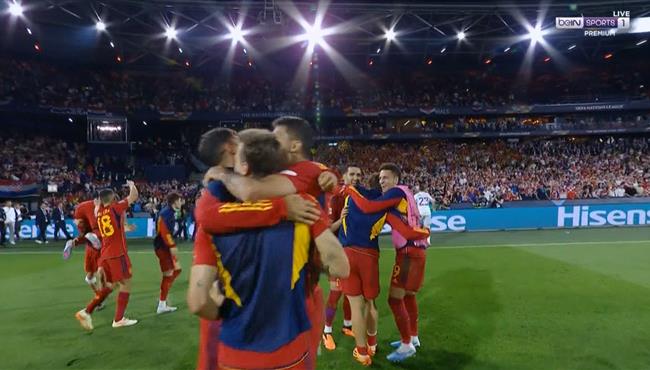 ركلات ترجيح مباراة اسبانيا وكرواتيا في نهائي دوري الامم الاوروبية