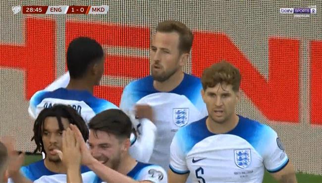 اهداف مباراة انجلترا ومقدونيا الشمالية 7 0 تصفيات كاس امم اوروبا