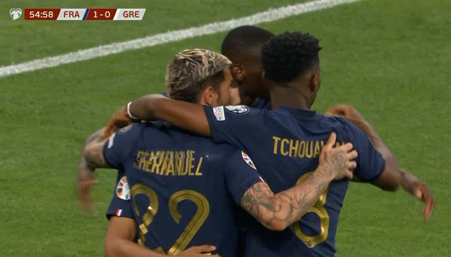 هدف فوز فرنسا علي اليونان 1 0 تصفيات كاس امم اوروبا