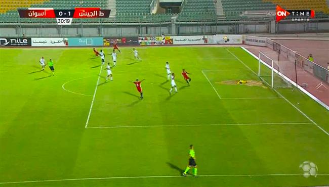 هدف رائع في مباراة طلائع الجيش واسوان بالدوري المصري