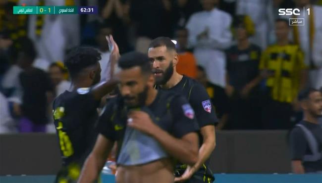 هدف كريم بنزيما في مرمي الصفاقسي بالبطولة العربية