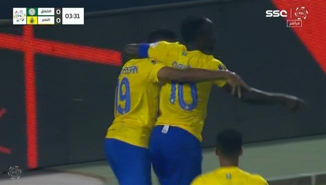 هدف ساديو ماني في مباراة النصر والاتفاق بالدوري السعودي