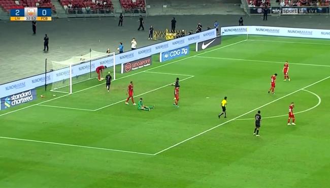 هدف بايرن ميونخ الاول في مرمي ليفربول جنابري