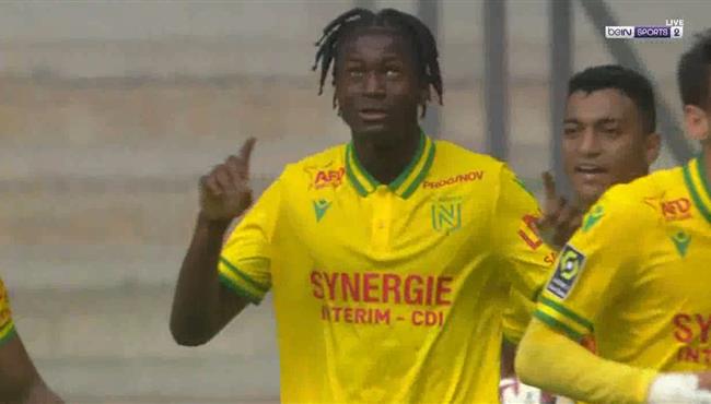 الحكم يلغي هدف لنانت امام ليل بسبب مصطفي محمد