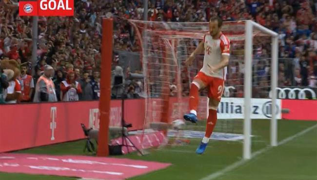 هدف هاري كين الاول في مرمي اوجسبورج بالدوري الالماني