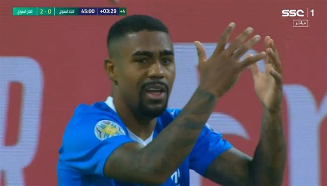 مالكوم يهدر هدف محقق امام الاتحاد في البطولة العربية