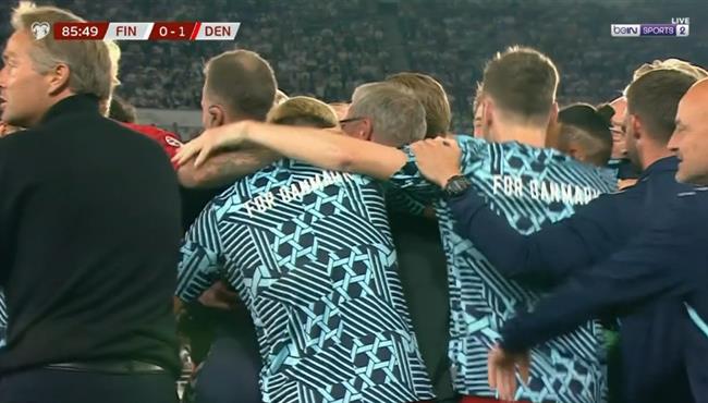 هدف فوز الدنمارك علي فنلندا 1 0 تصفيات كاس امم اوروبا