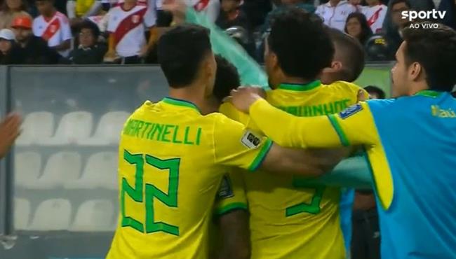 هدف فوز البرازيل القاتل في مرمي بيرو 1 0 تصفيات كاس العالم