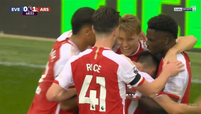 هدف فوز ارسنال علي ايفرتون 1 0 الدوري الانجليزي