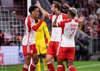 فيديو هويلوند يقلص الفارق لـ مانشستر يونايتد وهاري كين يرد بهدف بايرن ميونخ الثالث