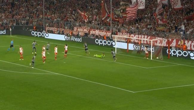 هدف مانشستر يونايتد الاول في مرمي بايرن ميونخ هويلوند