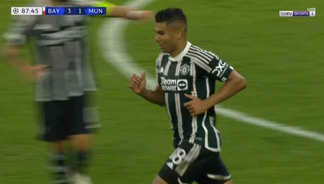 هدف كاسيميرو الاول في مرمي بايرن ميونخ بدوري ابطال اوروبا