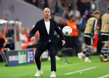 تين هاج بعد سقوط مانشستر يونايتد أمام بايرن ميونخ كل شيء ضدنا وعلينا صنع حظنا بأنفسنا