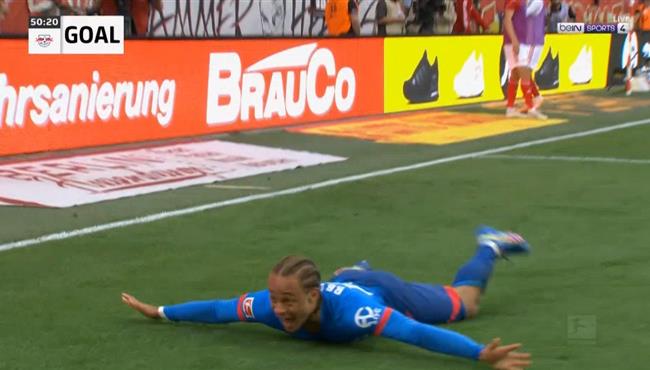 هدف رائع للغاية في مباراة لايبزيج ويونيون برلين بالدوري الالماني