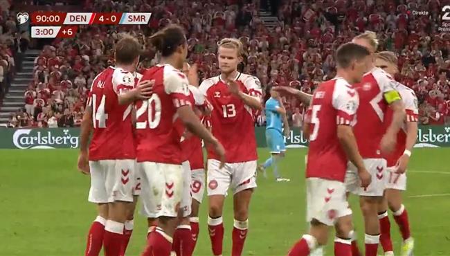 اهداف مباراة الدنمارك وسان مارينو 4 0 تصفيات امم اوروبا