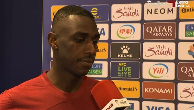 تصريحات المعز علي بعد مباراة قطر ولبنان في كأس امم اسيا