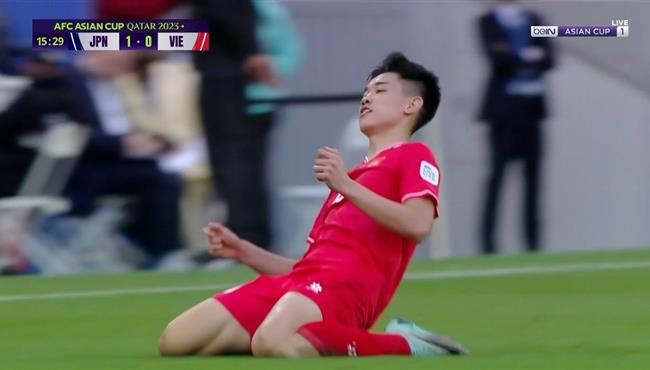 هدف تعادل فيتنام مع اليابان 1 1 كاس اسيا