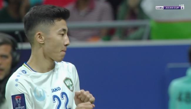 هدف اوزبكستان في مرمي الهند بكاس اسيا