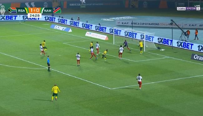 هدف جنوب افريقيا الثاني في مرمي ناميبيا بكأس امم افريقيا