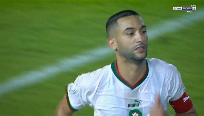 هدف حكيم زياش في مرمي زامبيا بكأس امم افريقيا