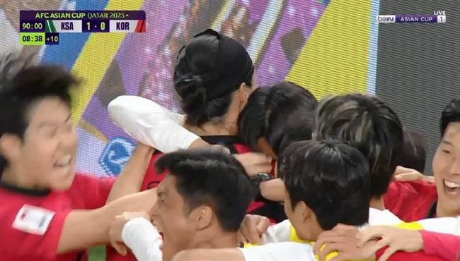 هدف تعادل كوريا الجنوبية القاتل امام السعودية بكأس اسيا