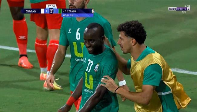 هدف الوحدات الاول في مرمي الشارقة 1 1 دوري ابطال اسيا