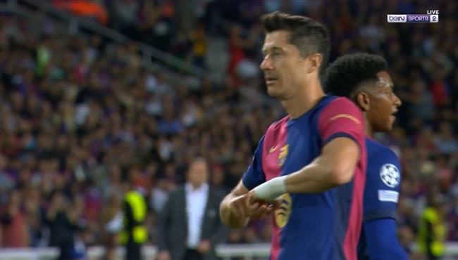 هدف ليفاندوفسكي الاول في مرمي يونج بويز بدوري ابطال اوروبا