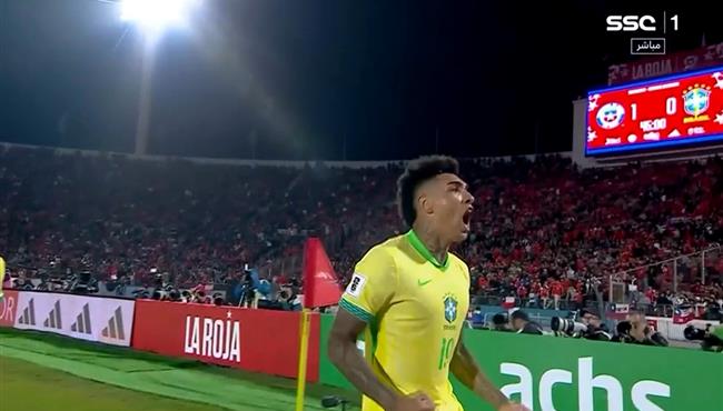هدف تعادل البرازيل مع تشيلي 1 1 تصفيات كأس العالم