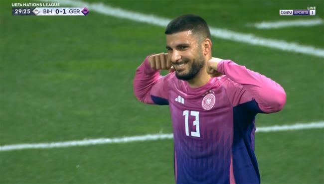 هدف اونداف الاول في مرمي المانيا بدوري الامم الاوروبية