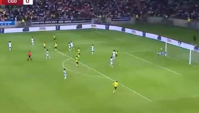 هدف جنوب افريقيا الثاني الرائع في مرمي جمهورية الكونغو بتصفيات كأس امم افريقيا