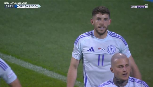 هدف اسكتلندا في مرمي كرواتيا بدوري الامم الاوروبية