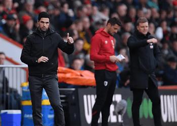 أرتيتا يكشف تطورات 8 إصابات في صفوف آرسنال قبل مواجهة بورنموث