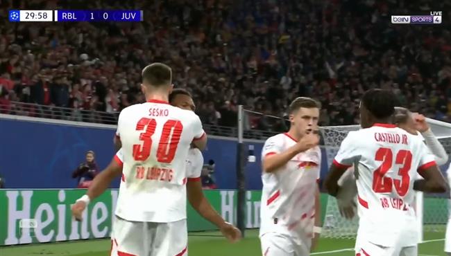 هدف لايبزيج في مرمي يوفنتوس بعد اسيست رائع بدوري ابطال اوروبا
