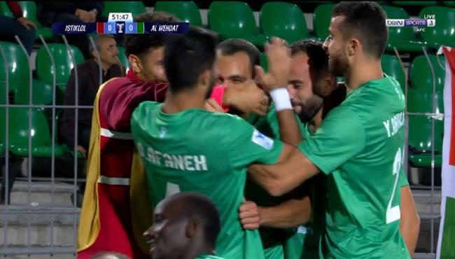 هدف فوز الوحدات الاردني علي استقلال دوشنبة 1 0 دوري ابطال اسيا