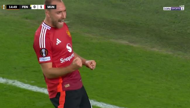 هدف اريكسن الرائع في مرمي فناربخشة بالدوري الاوروبي