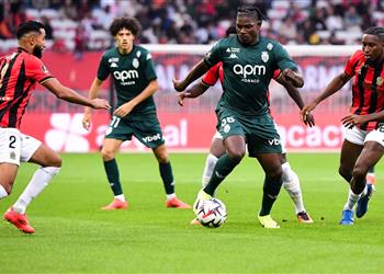 هدية لـ باريس سان جيرمان فيديو محمد عبد المنعم يشارك في فوز نيس على موناكو بالدوري الفرنسي