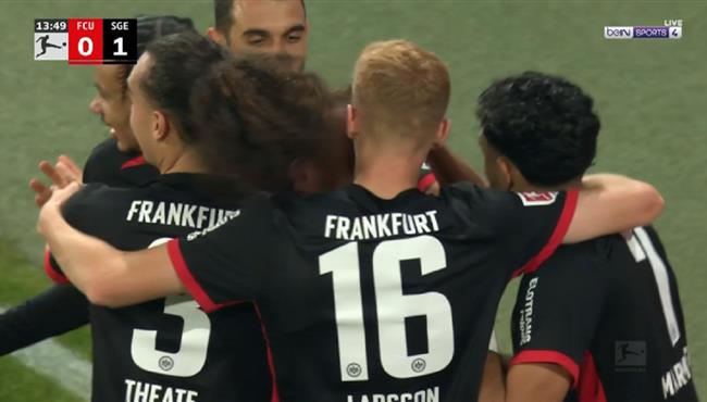 اهداف مباراة فرانكفورت ويونيون برلين 1 1 الدوري الالماني
