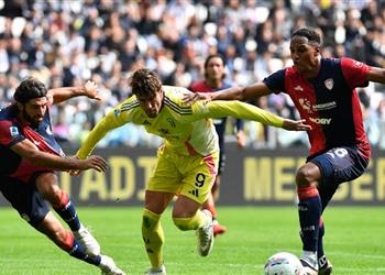 فيديو يوفنتوس يتعثر بتعادل قاتل مع كالياري في الدوري الإيطالي