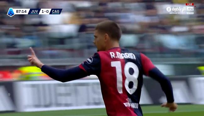 هدف تعادل كالياري القاتل مع يوفنتوس 1 1 الدوري الايطالي