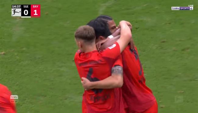 هدف بايرن ميونخ الاول في مرمي فرانكفورت بالدوري الالماني