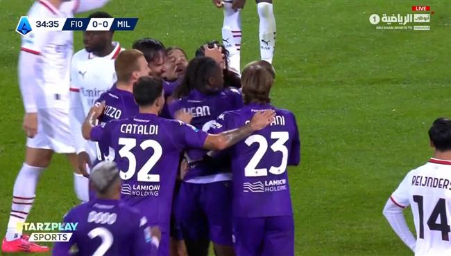 اهداف مباراة ميلان وفيورنتينا 1 2 الدوري الايطالي