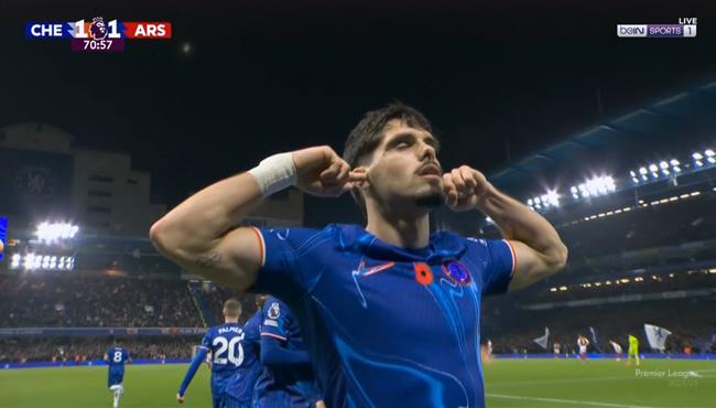 هدف تعادل تشيلسي مع ارسنال 1 1 الدوري الانجليزي