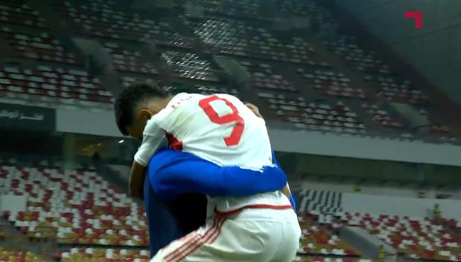 هدف عالمي في مباراة الامارات وقيرغيزستان بتصفيات كأس العالم