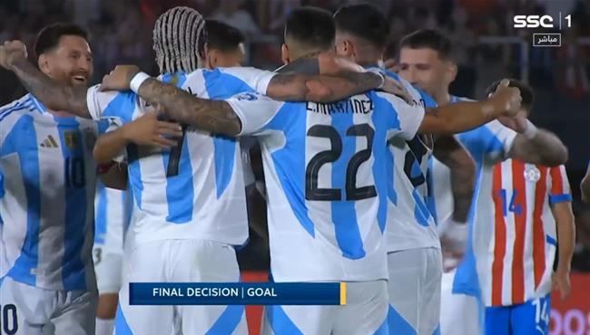 اهداف مباراة الارجنتين وباراجواي 1 2 تصفيات كأس العالم